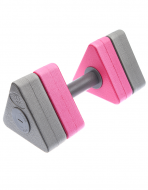 Аквагантели Dumbells Triangle Bar Float 30,5х10,5 см Grey-Pink MAD WAVE M0826 01 0 00